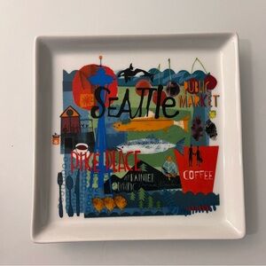 Crate &‎ Barrel • “Road trip” Seattle Plate